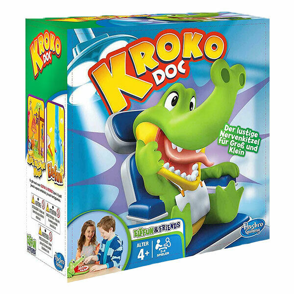 🆒 Hasbro KROKO DOC Kinderspiel Kroko DOC ab 4J ,2-4 Spieler Geschicklichkeit ✅