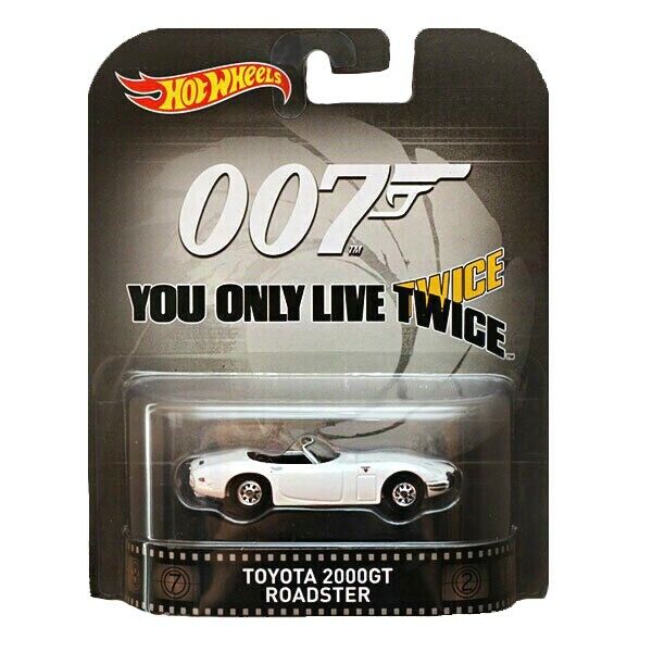 JAMES BOND You Only Live Twice Toyota 2000GT Roadster – Hot Wheels Retro 1:64 ✅