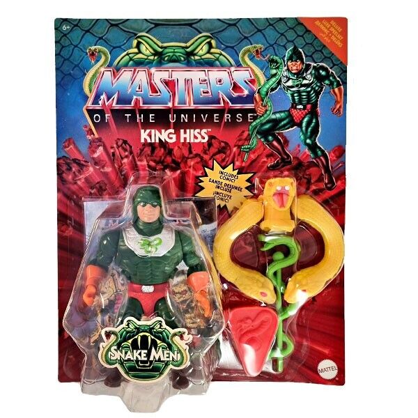KING HISS – Deluxe Masters Of The Universe Origins MotU Mattel ✅