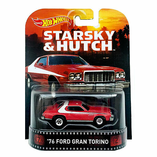 Starsky & Hutch ’76 Ford Gran Torino – Hot Wheels Retro Entertainment 1:64 ✅