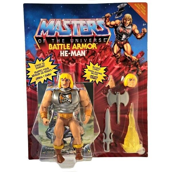 HE-MAN BATTLE ARMOR – Masters Of The Universe Origins Mattel MotU ✅