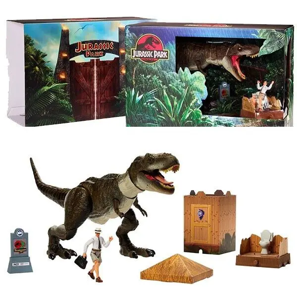 Mattel Creations 2022 SDCC Jurassic World Hammond Collection Outhouse Chaos  Set✓