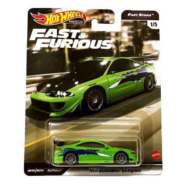 FAST & FURIOUS MITSUBISHI ECLIPSE – Hot Wheels Fast Stars 2021 Premium 1:64 ✅