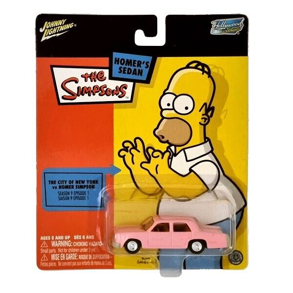 SIMPSONS FAMILY CAR Homer – Johnny Lightning 1:64 ✅