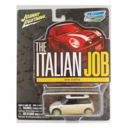 Johnny Lightning | The Italian Job | Mini Cooper S – Dirty Look – WHITE 1:64 ✅