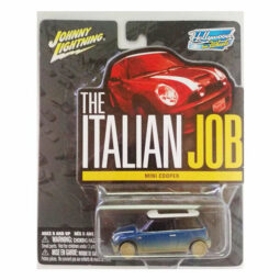 Johnny Lightning | The Italian Job | Mini Cooper S – Dirty Look – BLUE 1:64 ✅