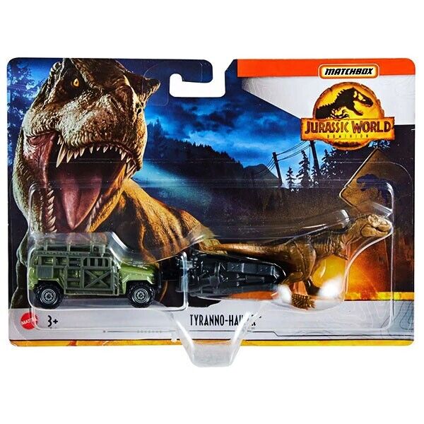 TYRANNO HAULER – Matchbox Jurassic World Dino Transporters 1:64 ✅