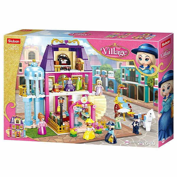 Sluban Village KAUFHAUS – Girls Dream Shopping Spieldorf Mädchen Geschenk ✅