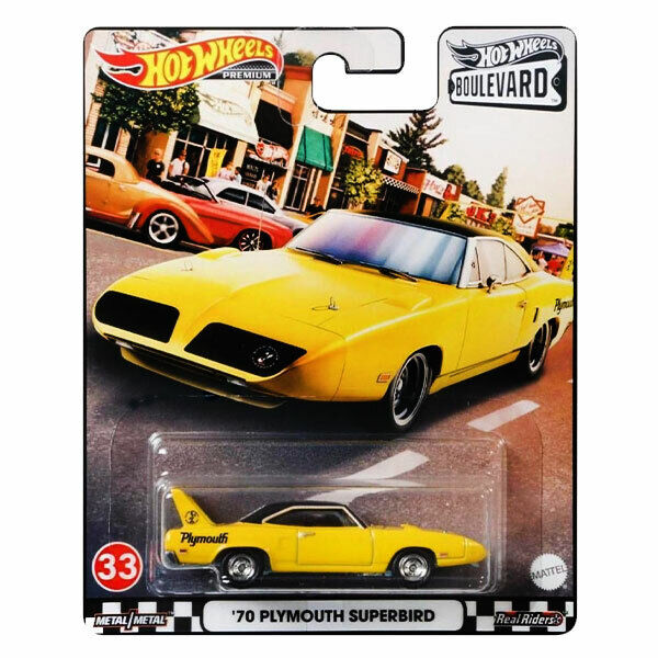 ’70 PLYMOUTH SUPERBIRD – Hot Wheels Boulevard Serie Real Riders Premium 1:64 ✅