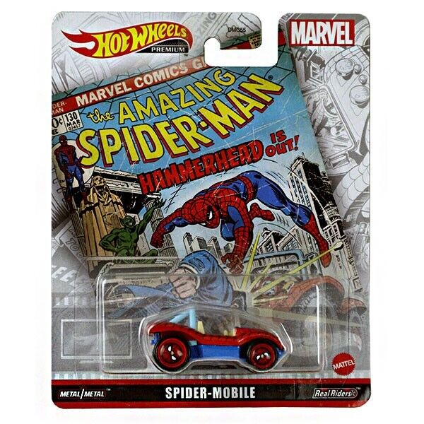 SPIDERMAN SPIDER-MOBILE – Hot Wheels Premium Entertainment Marvel 1:64 ✅