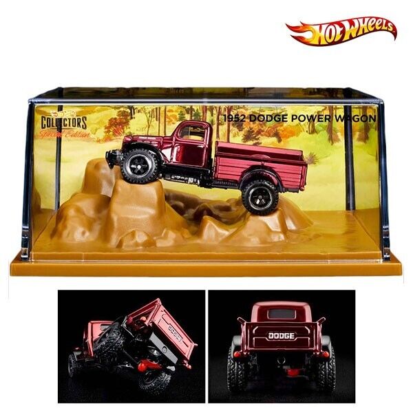 1952 DODGE POWER WAGON – Hot Wheels RLC Exclusive HWC 2022 Red Line Club ✅