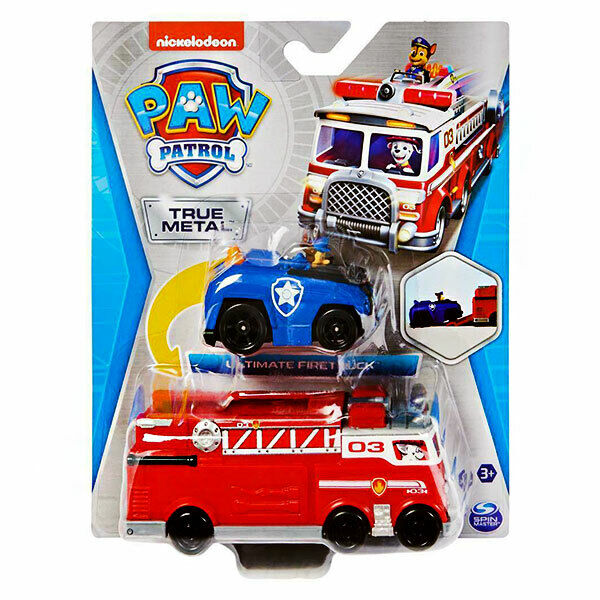 PAW Patrol Firetruck Marschall Chase Team Vehicle – True Metal 1:55 ✅