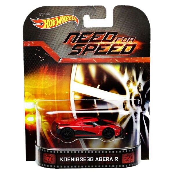 NEED FOR SPEED KOENIGSEGG AGERA R – Hot Wheels Retro Entertainment 1:64 ✅