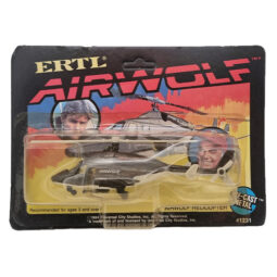AIRWOLF – ERTL 1984 Hubschrauber Helikopter Diecast 1:64 ✅